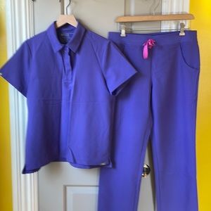 FIGS SET Nala Polo size M, Livingston Scrub Pant size S
